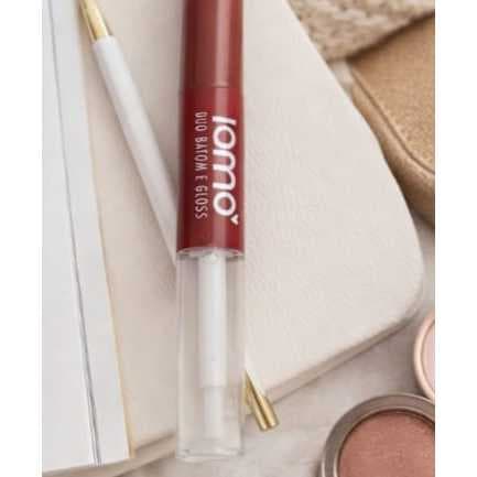 Batom Duo Iamo 6,5g Matte Aveludado + Gloss Luminoso 2 em 1