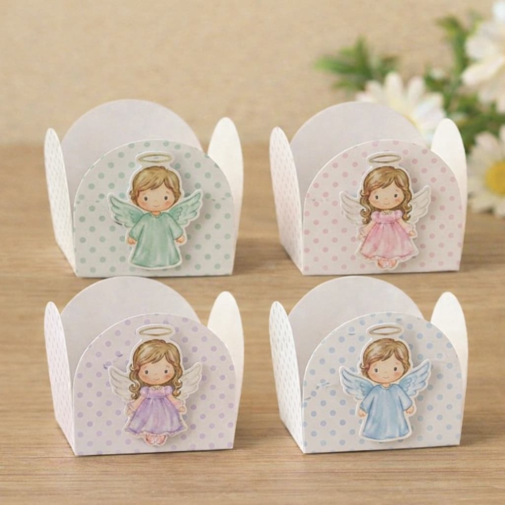 Forminha Anjinho para Doces – Batizado | Festa Personalizada – Envio Rápido