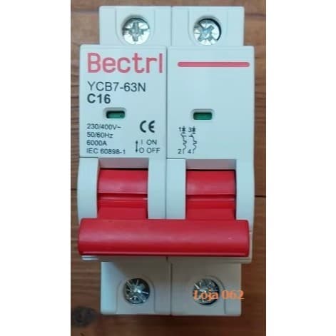 Disjuntor Bifásico Corrente Contínua 1000v Bectrl Energia Solar