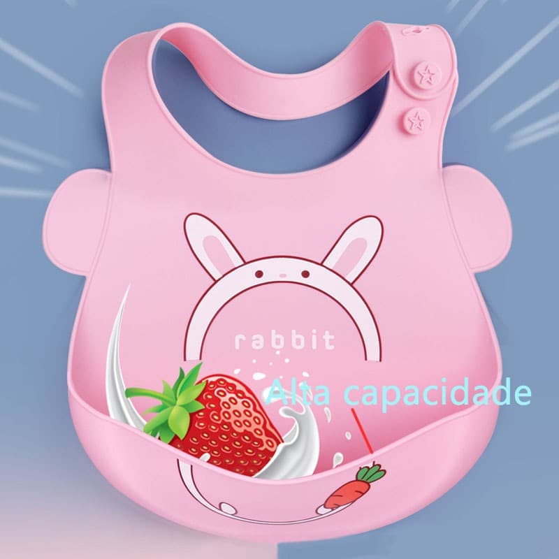 Menina Babador Silicone Infantil Bandana Impermeável Para Bebê Migalhas Menina Blw Menino Bibs