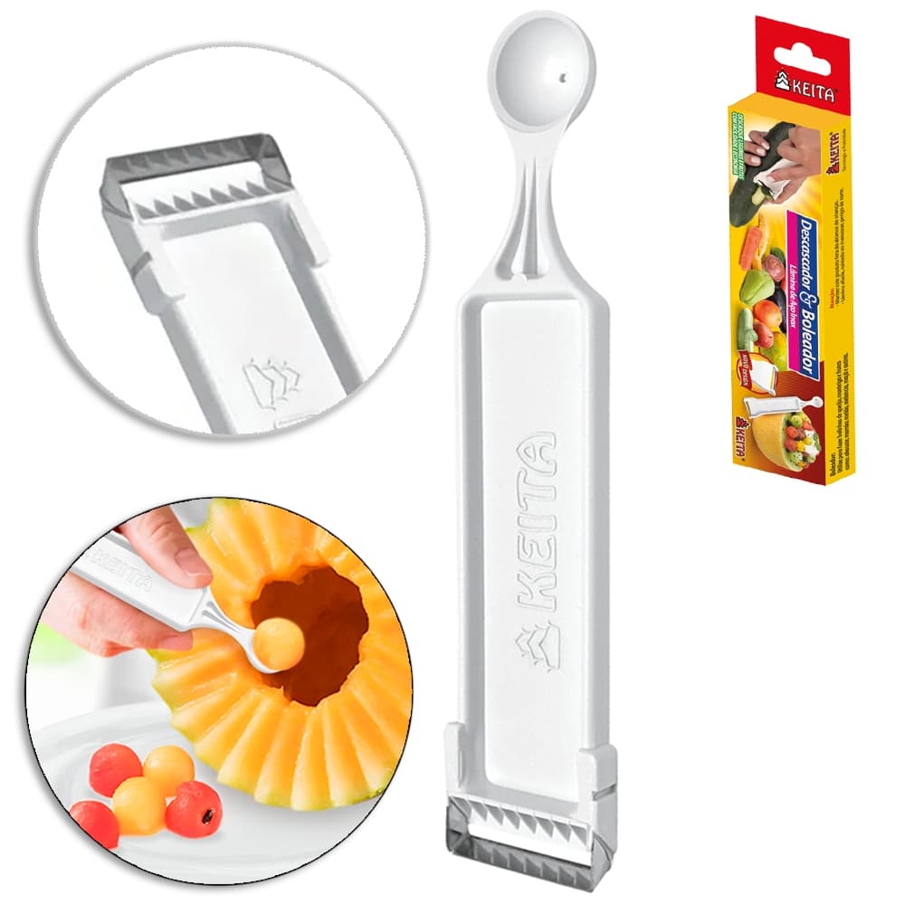 Descascador e Boleador de Legumes e Frutas Aço Inox Keita / MP
