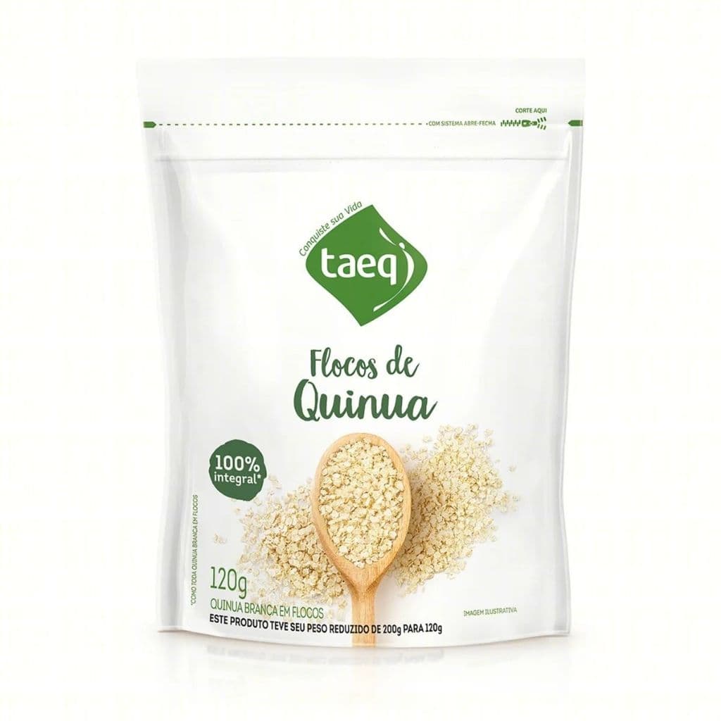 Quinua Branca em Flocos Integral Pouch 120g