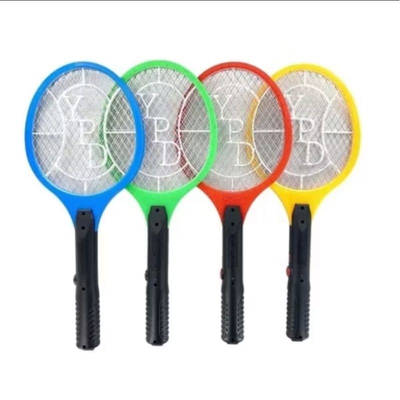 Super raquete elétrica mata mosquito pernilongos muriçoca recarregável Bivolt 110v/220v casa trabalho comércio