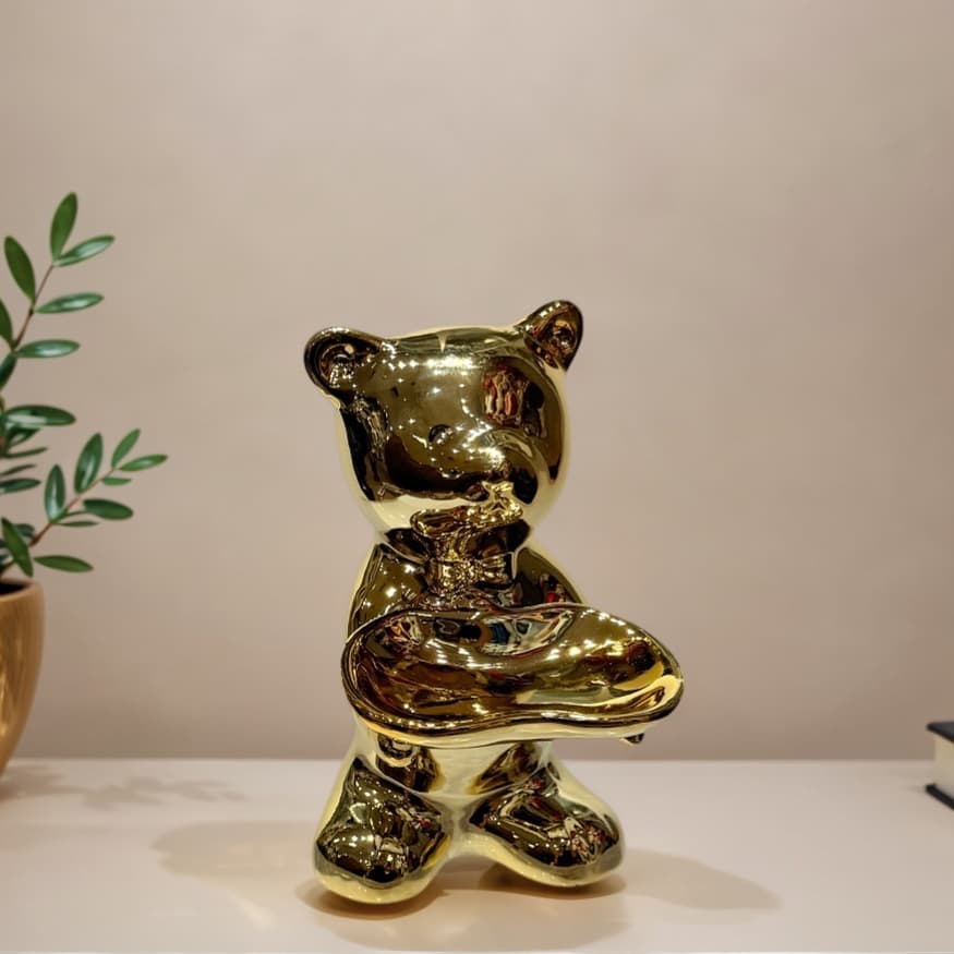 Decoração Sala de estar decoração Decoração urso pequeno presente