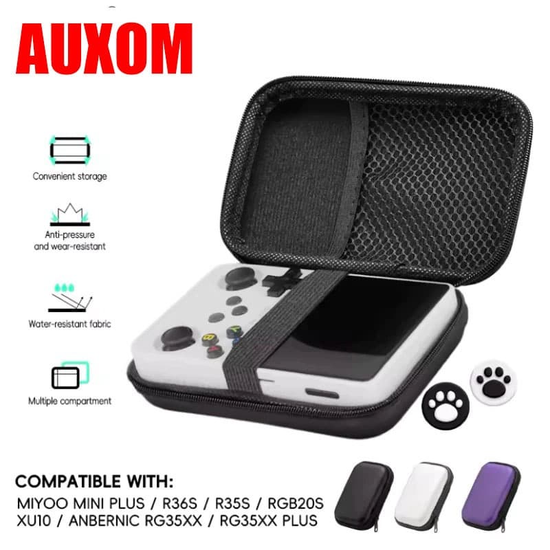 Preto Case para Console R36S/R35S Protetor Contra Riscos e Impactos Alta Durabilidade