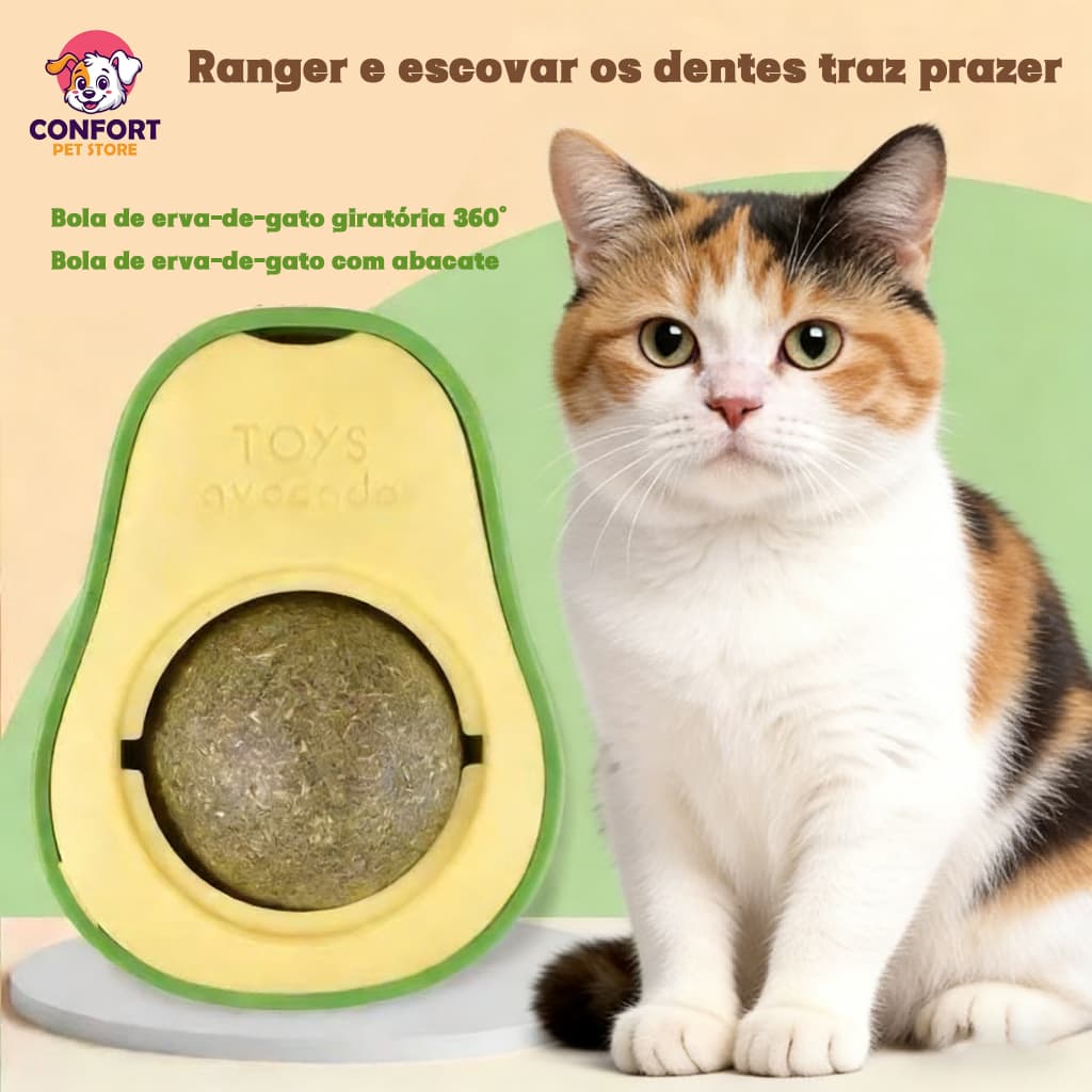 brinquedo de bola de erva-de-gato Catnip/Petiscos para gatos/Limpar a boca/Bolas de hortelã para gatos