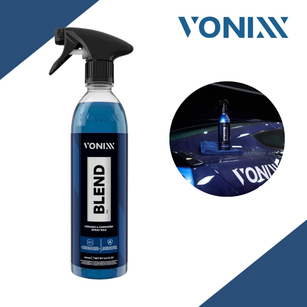 Blend Vonixx Cera Líquida Carnaúba Sílica 500ml Proteção e Brilho