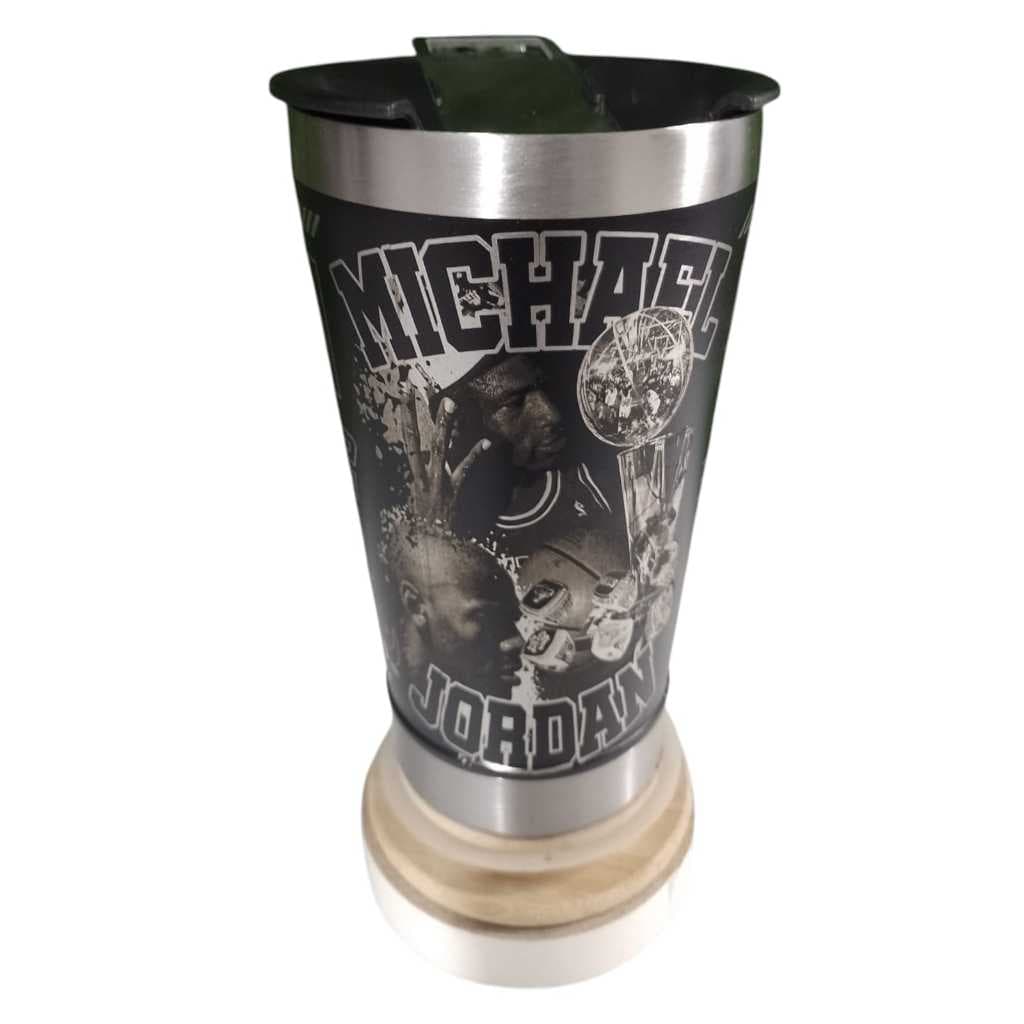 Copo Térmico 473 ml Personalizado a Laser 360° Tema Basquete