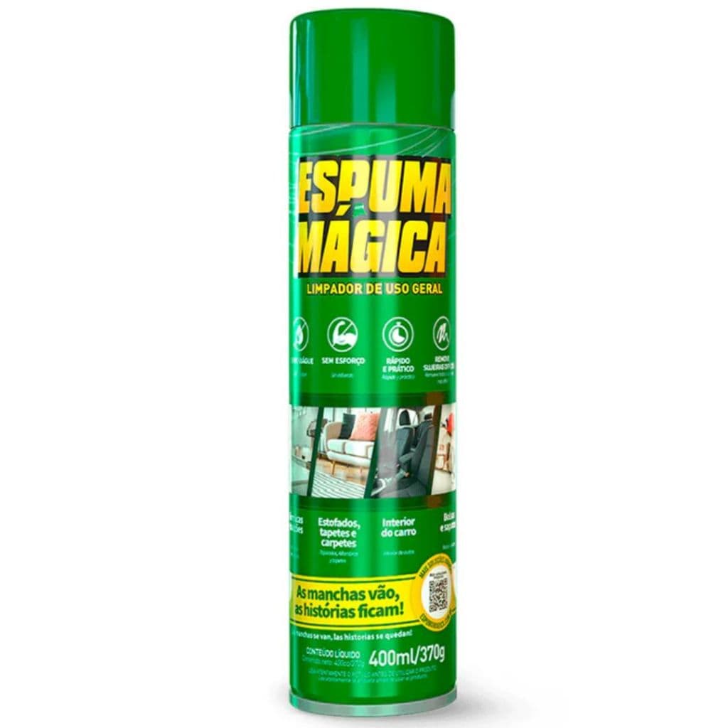 Espuma Mágica a Seco - Limpador de Uso Geral 400ml - Proauto