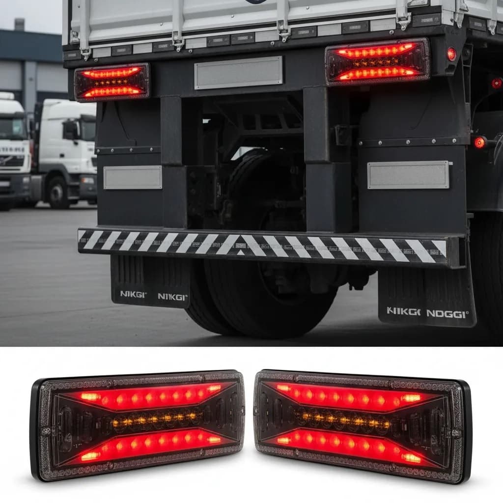 Par Lanterna Traseira Led Sequencial Caminhão HR 1113 1618 KLX Qualidade e Inovação