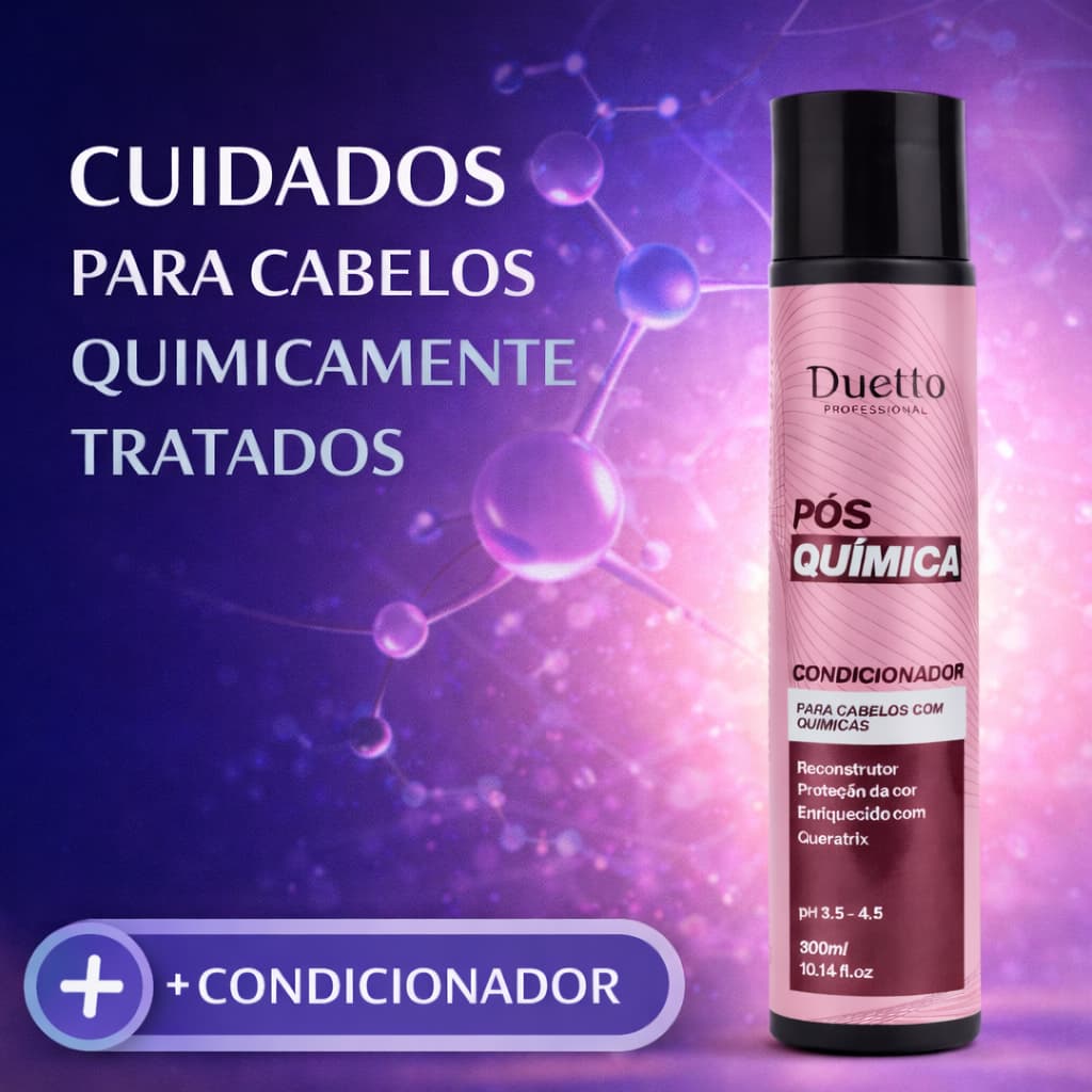 Shampoo Pós Química Duetto 300 ml