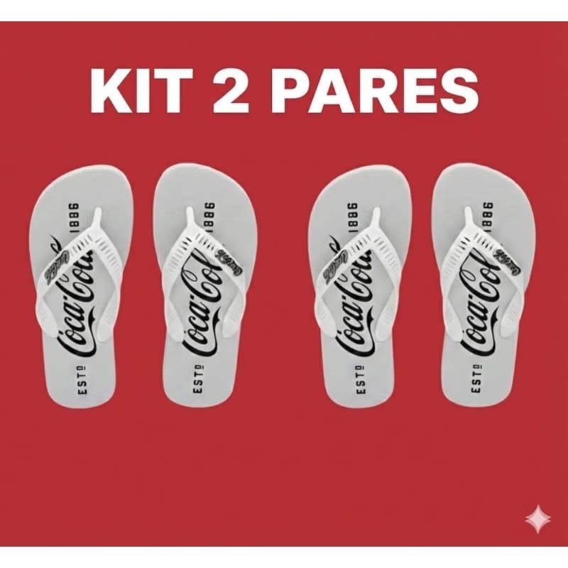 Chinelo Masculino Barato coca cola do 37 ao 44 Modelo Variados Super Macio Leve Lançamento Verão