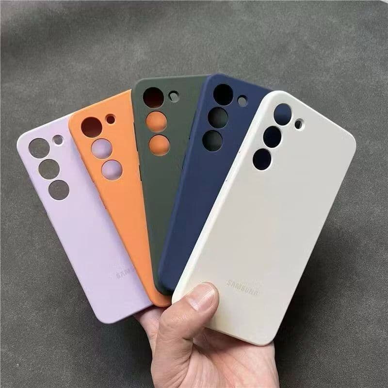 Capa Aveludada Silicone S26 e S26 ULTRA Samsung Colorido de Alta Qualidade com Envio Imediato