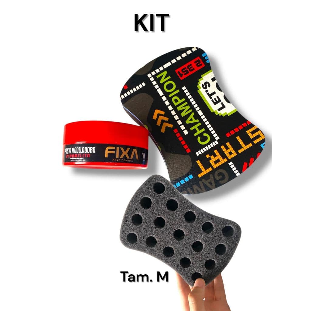 Kit Caramelito Esponja Nudred Barbeiro Shop