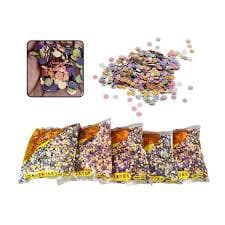 KIT COM 5 PACOTE DE CONFETE PAPEL COLORIDO100G CADA PARA CARNAVAL E FESTAS EM GERAL PROMOÇÃO