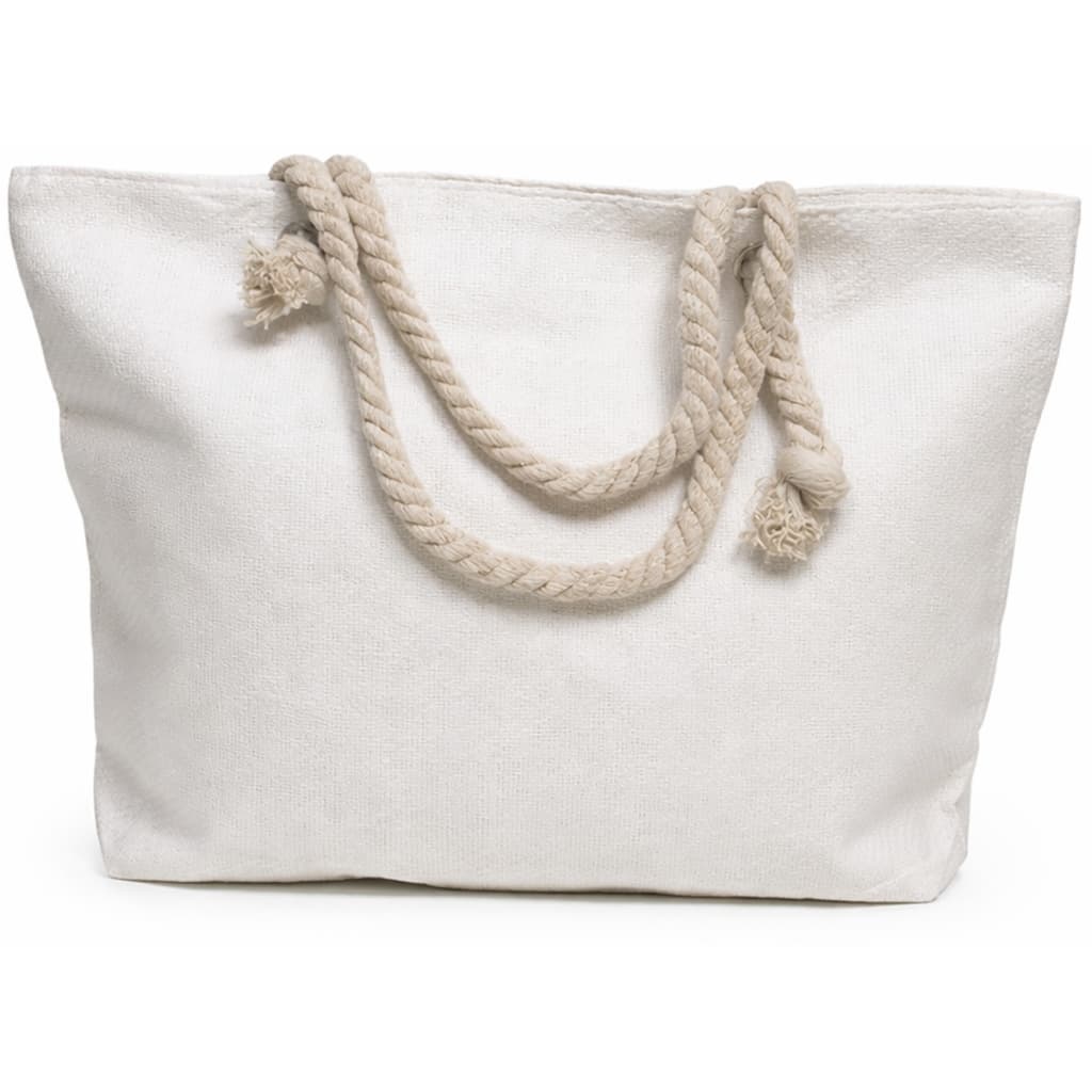 Bolsa de Praia Feminina com Ziper Verão Viajar Grande Resistente Tote Boho