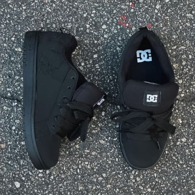 Lançamento Tênis DC Shoes Court Graffik TX Preto/Branco SuperMultvendas