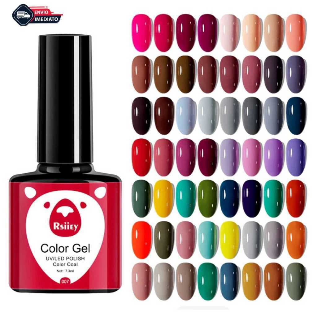 Esmalte em Gel Rsiiey Xeijayi 7,3ml 💅✨ Cores Vibrantes Alta Fixação Ideal Unhas Profissionais 🚚🇧🇷
