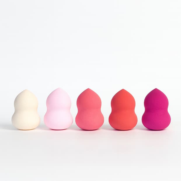 Kit 5 Esponjas Maquiagem Blender Sortidas Cores Aleatórias