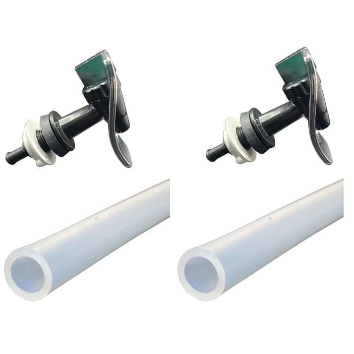 New Up Torneiras Com Mangueiras de Silicone Condutora de Água Par