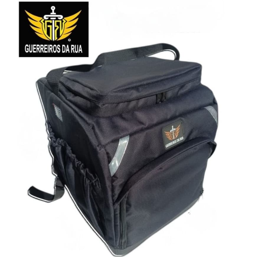 MOCHILA para entregas GUERREIROS DA RUA + CAPINHA DE CHUVA