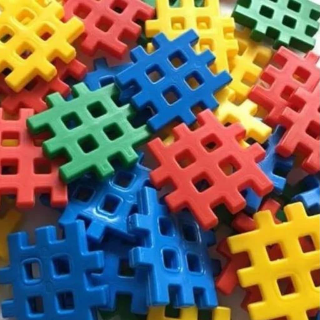 Blocos Multi Encaixes Com 120 Peças - 120 - Montar