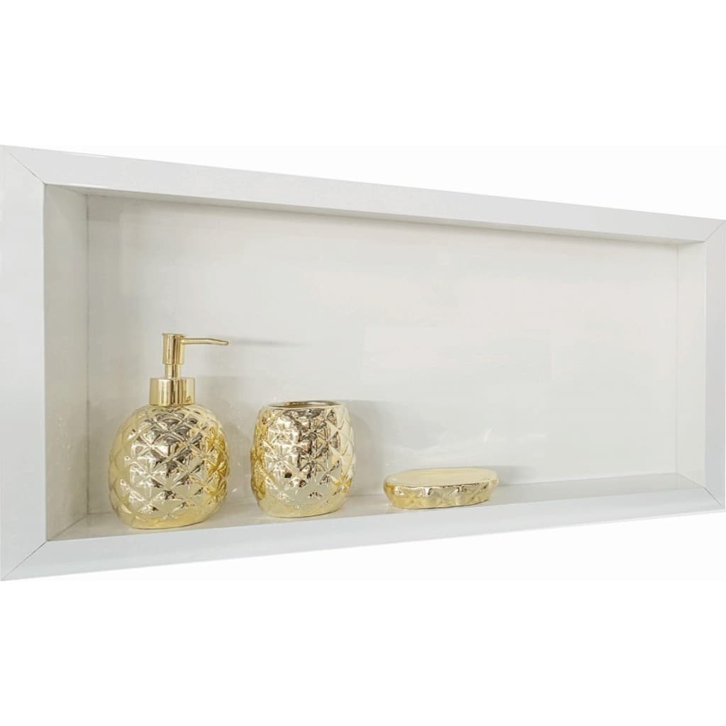 Nicho de Porcelanato Para Banheiro/Box 90x30x10 cm