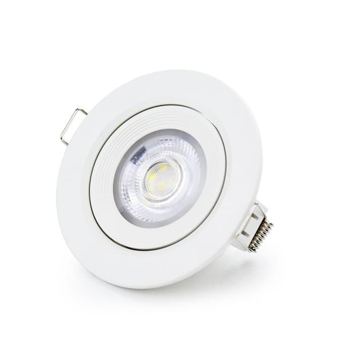 Spot LED 7W 6500K Redondo Bivolt Branco Foxlux