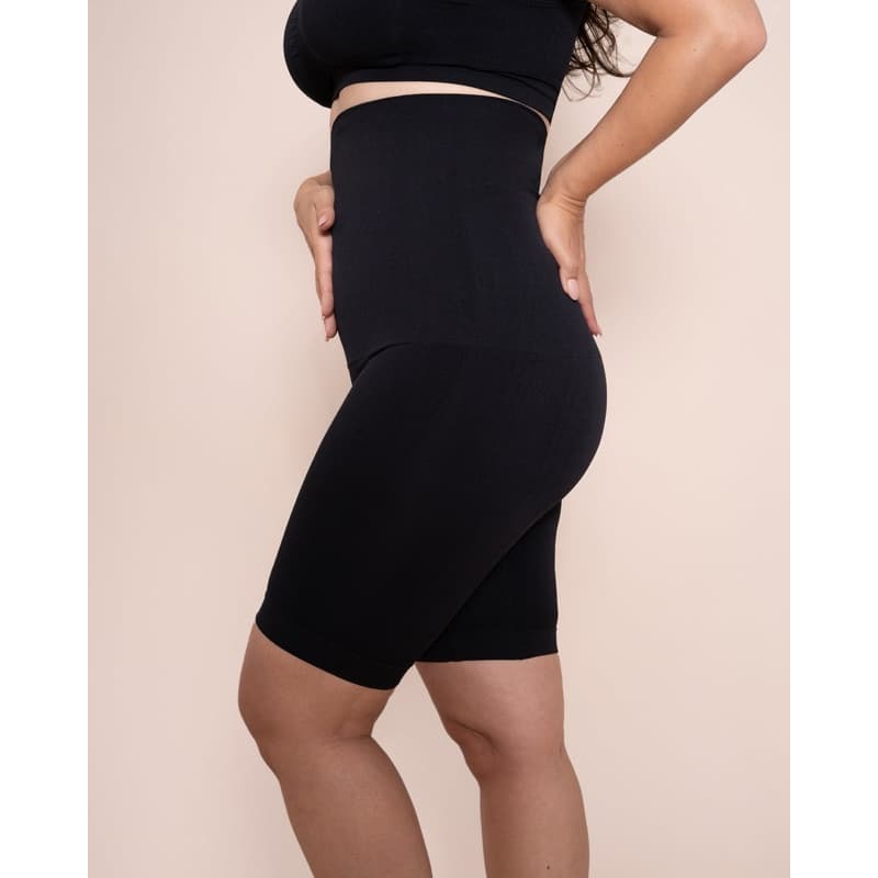 Bermuda Modeladora Feminina Cintura Alta Compressão Abdômen Sem Costura
