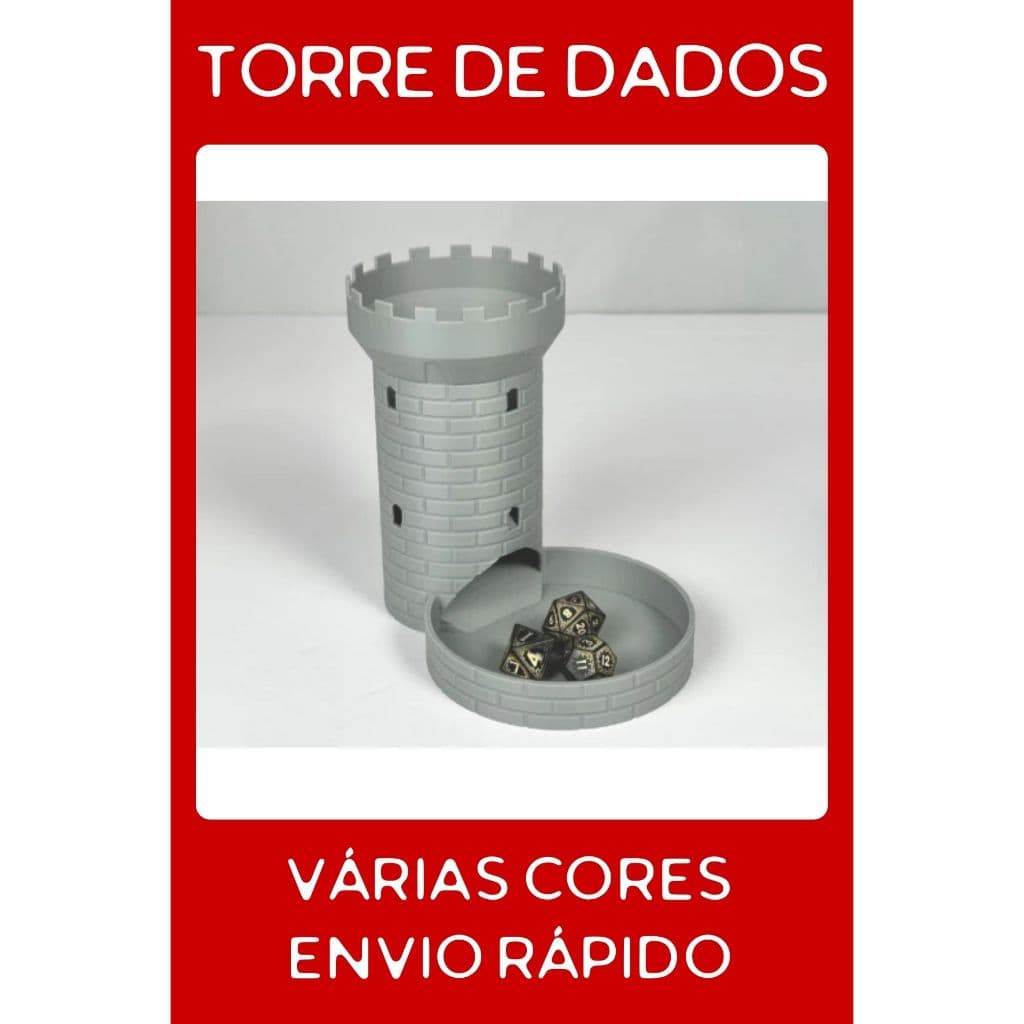 [O MAIS BARATO+ENVIO RÁPIDO!] Torre de dados - Jogar Dados - Dados - Jogo de Tabuleiro - VÁRIAS CORES - 3D