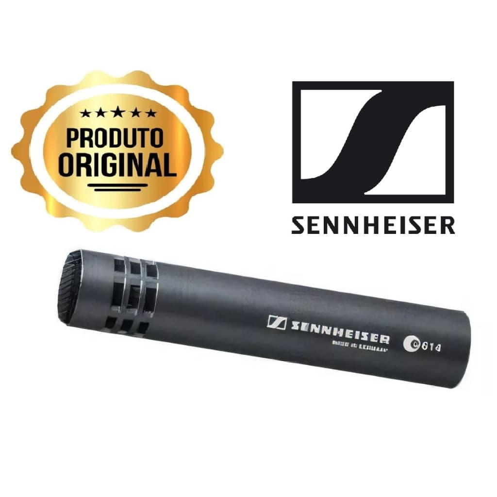 Microfone Sennheiser Evolution E 614 Condensador Supercardióide
