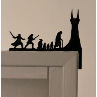 🚪🗝️ Porta de Canto | Senhor dos Anéis – LOTR