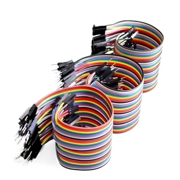 Kit Cabo Jumper Mxm + Mxf + Fxf 120 Unidades 20cm Arduino
