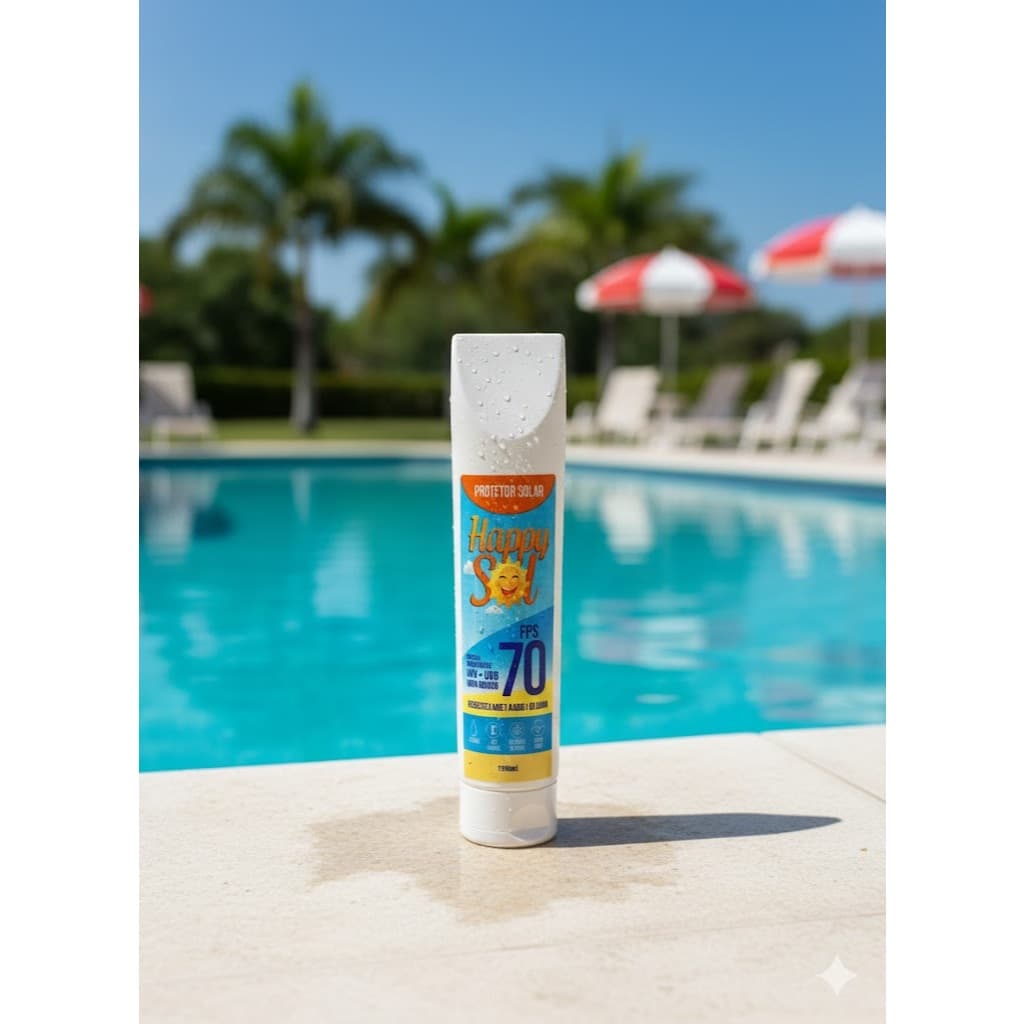 KIT PÓS SOL - Protetor solar 70 FPS , repelente , creme hidratante , sabonete HEITOR