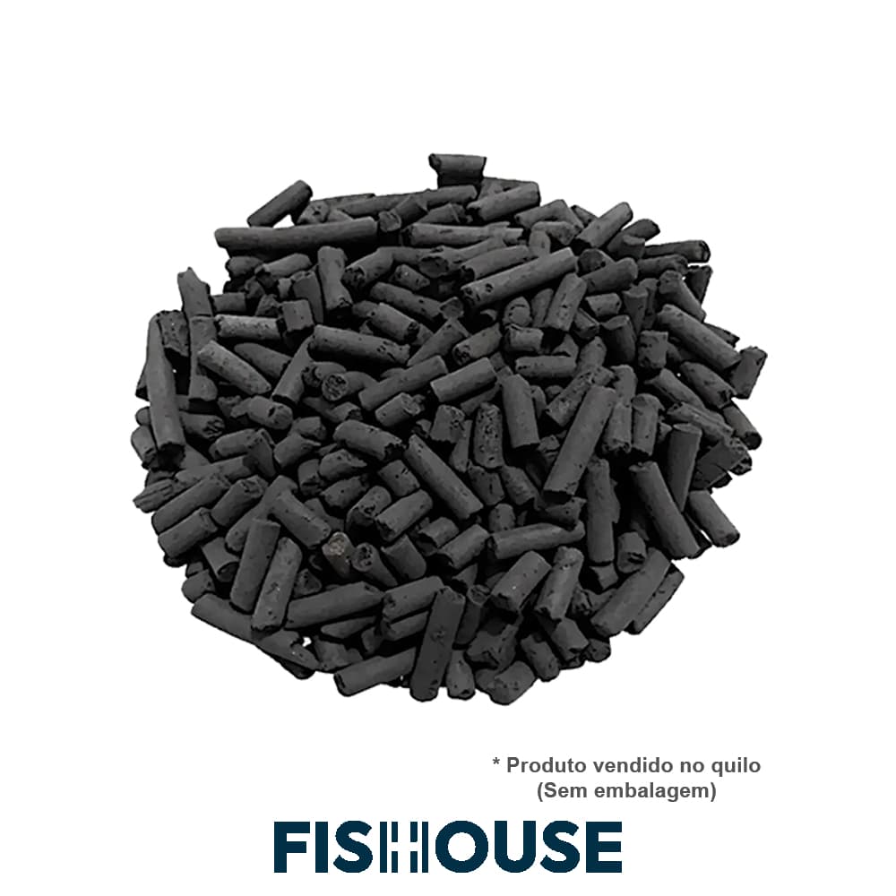 Carvão ativado - Carvão Peletizado (Granel) - Fish House