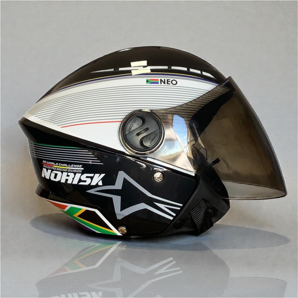Capacete New Liberty 3 - Personalizado Norisk Neo Grand Prix África do Sul