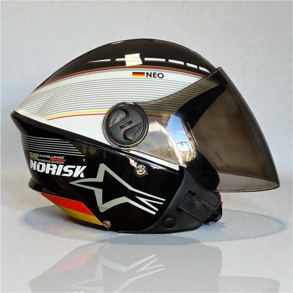 Capacete New Liberty 3 Preto - Personalizado Norisk Neo Grand Prix Diversos Modelos