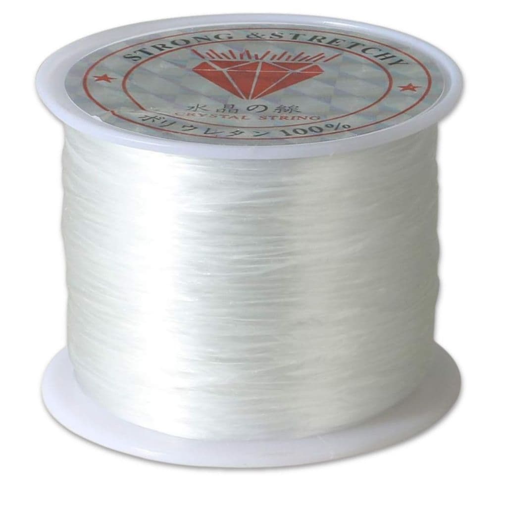 Fio Elástico Stretch 100m Para Bijuteria Pulseiras Miçangas 0,5m