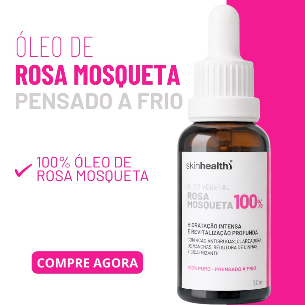Óleo Vegetal De Rosa Mosqueta 100% Natural Prensado a Frio 30ml