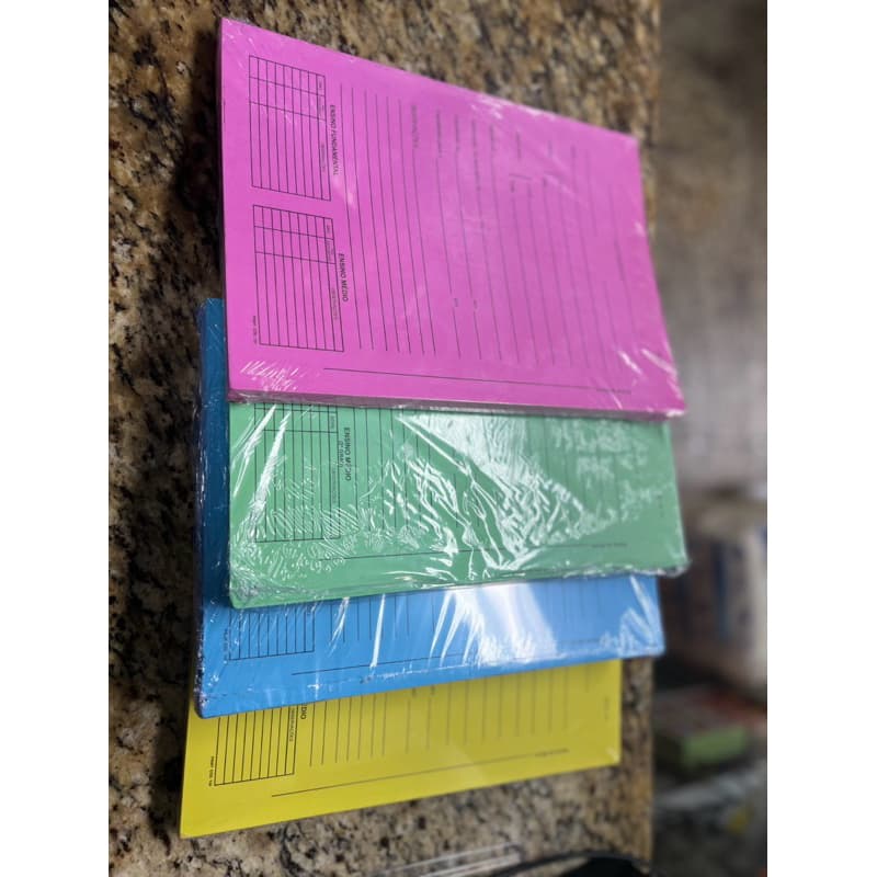 Pasta modelo 17 - cores / 50 unidades