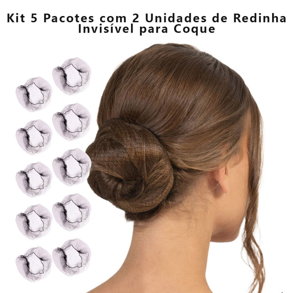 Kit 5 Pack - Redinha Para Coque Invisível C/ 2 Un. cada Pack