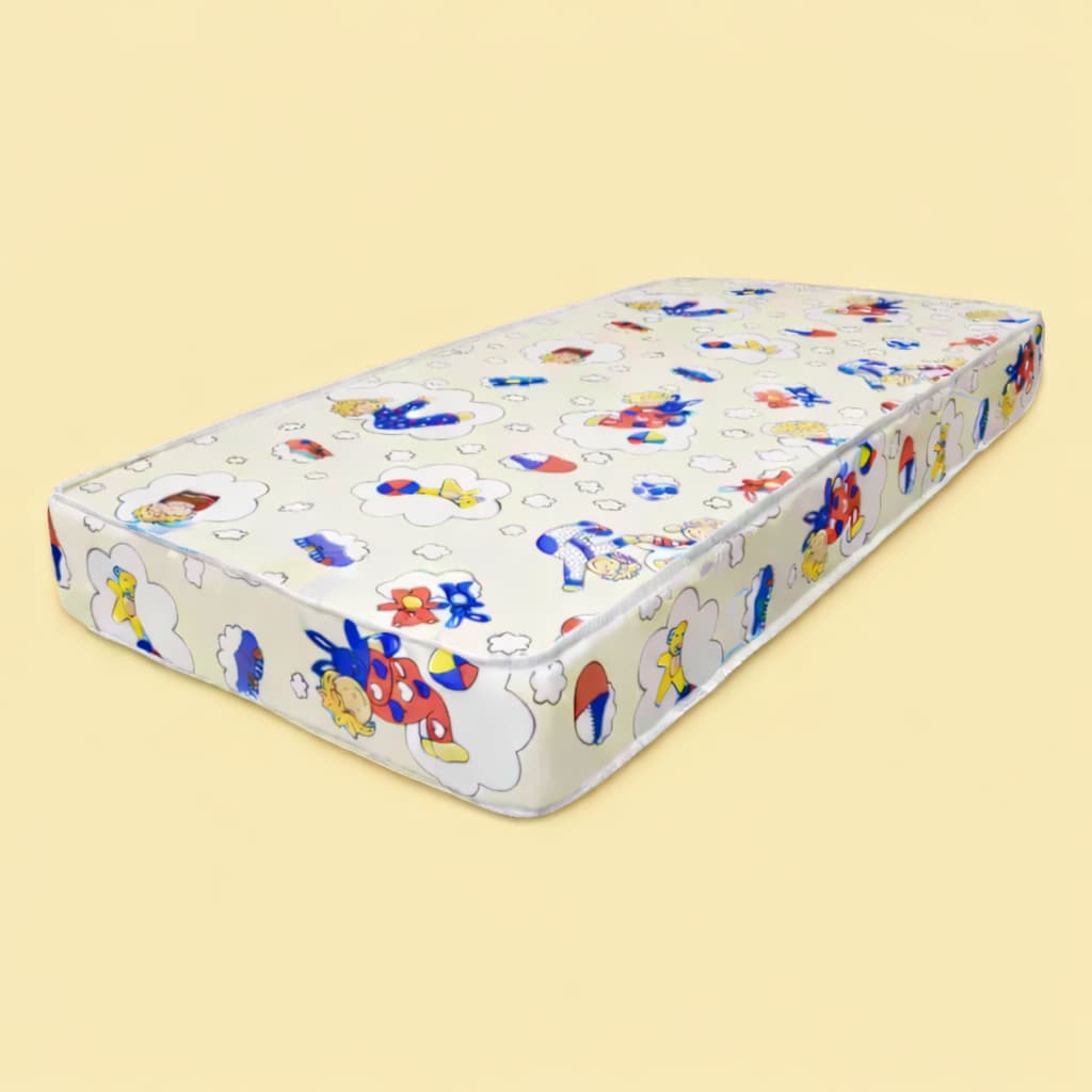 Colchão Para Berço Chiqueirinho Para Bebê 100x70 Impermeável Revestimento Macio e Agradável ao Toque
