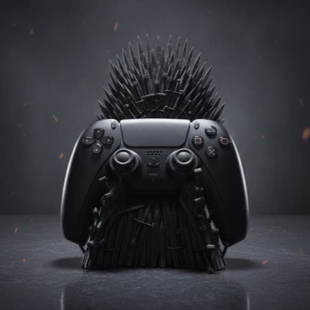 Suporte Controle PS5 Game Of Thrones Trono De Ferro Gamer Luxo