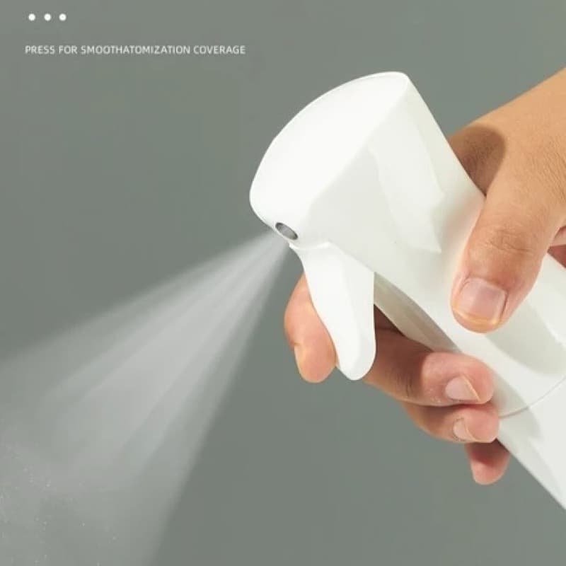 【Névoa Fina】Borrifador Jato Contínuo 300ml – Profissional para Cabelos, Plantas e Limpeza Multiuso!
