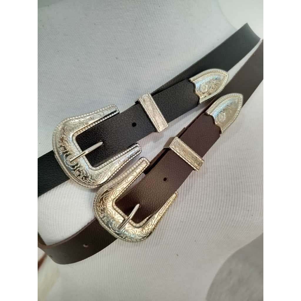 Kit 2 cintos Fivela Country