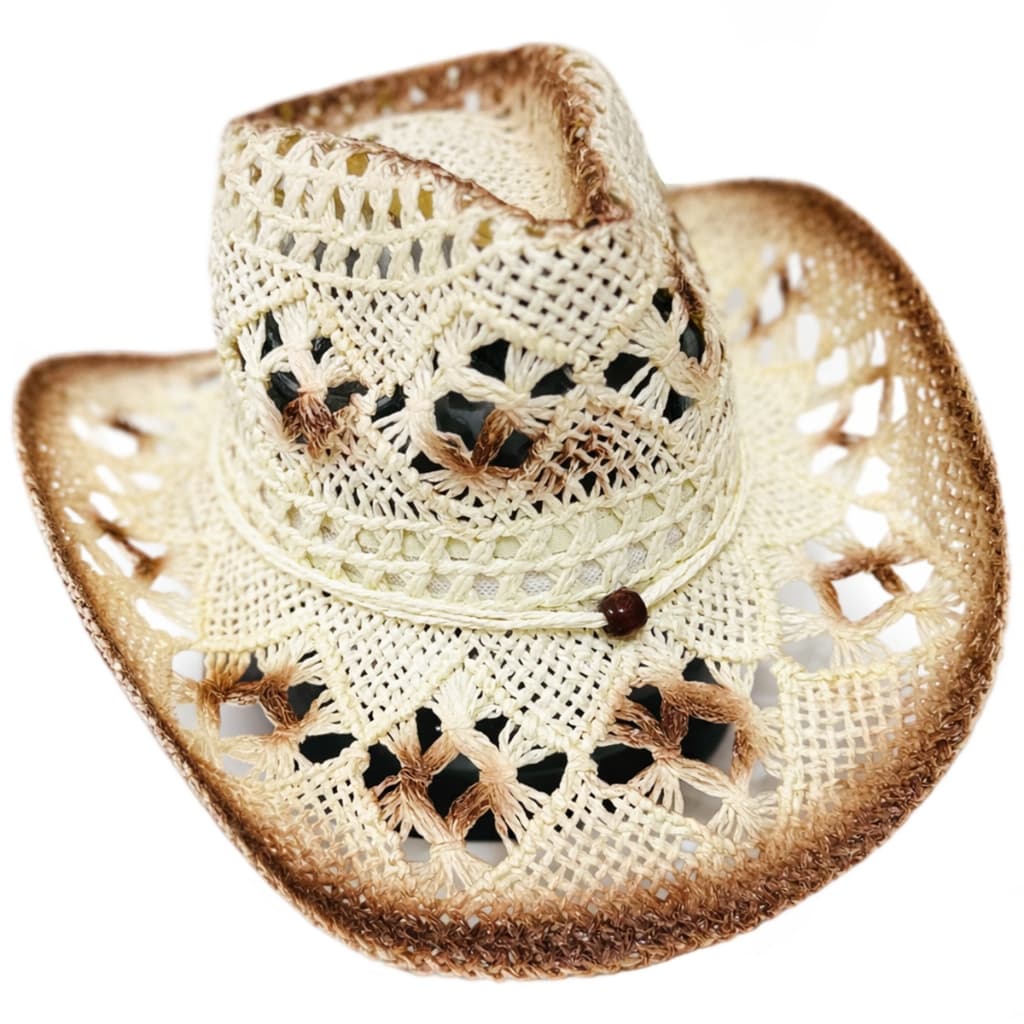 Chapéu Country Bege Claro Sertanejo Rodeio Shows Peão Caipira Cowboy Vaquejada