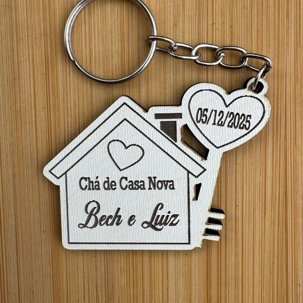 Kit Chaveiros MDF - Lembrancinha Chá de Casa Nova / Chá de Cozinha / Chá de Panela