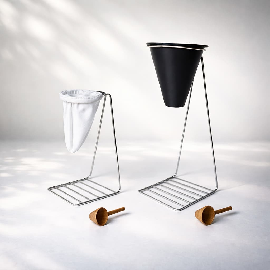 Coador de Café Suporte Mini Individual ou Grande 33cm Cromado Resistente Cozinha Águia Envio Rápido