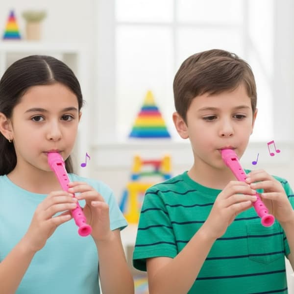 Flauta Doce Infantil Instrumento Musical Diversão