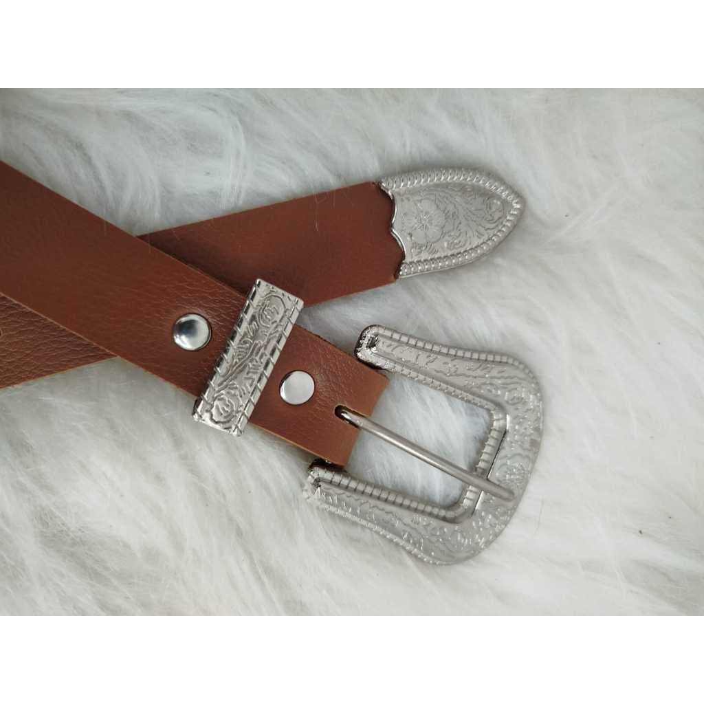 Cinto Fivela Country Caramelo